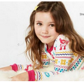 Partridge Fair Isle Kid's Long Sleeve 2 Piece Stretch Pajamas